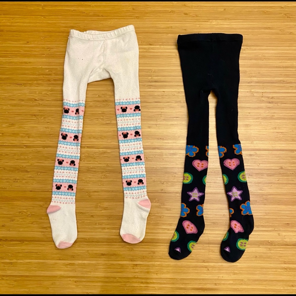 2 set of girls tights